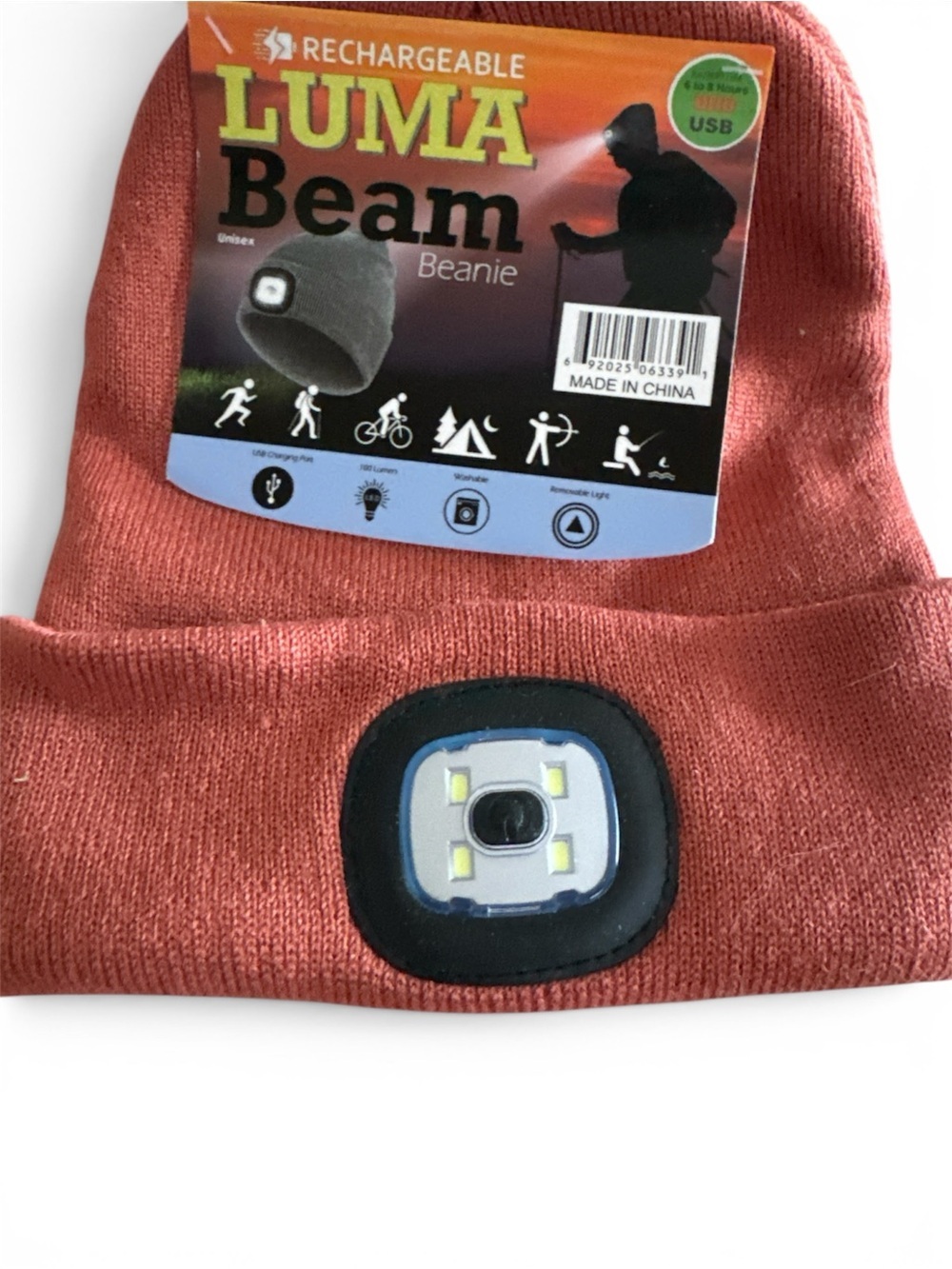 Luma Beam Rechargeable LED Beanie - unisex